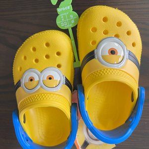 NIB - Limited Edition - TODDLER CROCS - I AM MINIONS CLOG - Size 6c